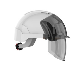 EVO VISTAshieldVented Helmet Wheel Ratchet White/Smoke