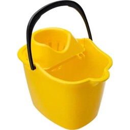 General Purpose Plastic Mop Bucket Yellow 15 Litre