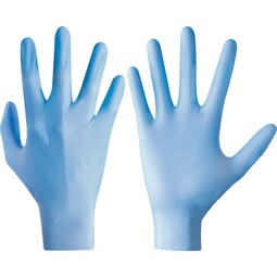 Ansell 92-670 Touch N Tuff Nitrile Disposable Gloves Powder Free Blue (Box 100)