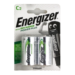 Energizer Rechargeable Power Plus C  (Pack 2)