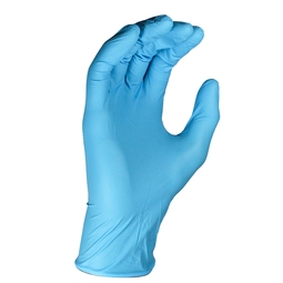Blue Powder-Free Nitrile Disposable Gloves Box of 100
