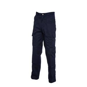 UC904 Cargo Trousers with Knee Pad Pockets Reg Leg Navy