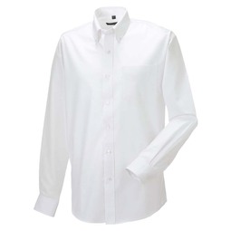 932M Mens Long Sleeve Shirt White
