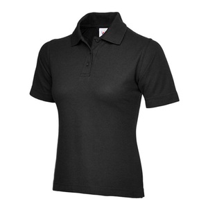 UC106 Ladies Pique Polo Shirt Black