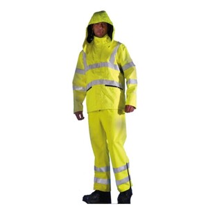 KeepSafeXT eVent Waterproof Breathable Jacket Hghi Visibility Yellow
