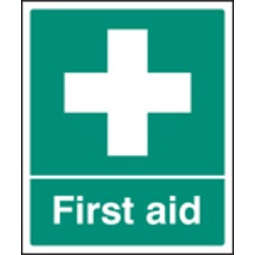 First Aid (Self Adhesive Vinyl,300 X 250mm) (26002H)