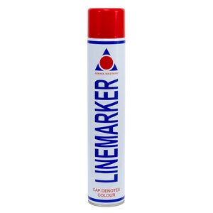 Semi Permanent Linemarker Spray Paint Red 750ML