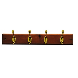 Coat Hanger on Wooden Board (5 Hooks)