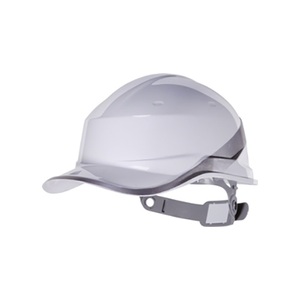 Baseball Diamond V Safety Helmet - White