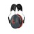 Sonis® Compact Over Moulded Headband Dark Grey Cup/Ex-Vis Orange Plate Ear Defenders