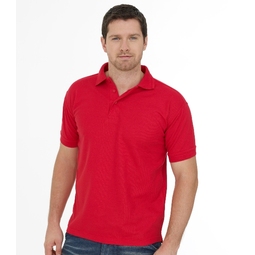 UC102 Heavyweight Polo Shirt Red