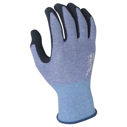 Juba H265NT Nature Latex coated Glove Blue