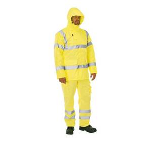 KeepSAFE Pro Hi-Vis Breathable Waterproof 3-In-1 Jacket Yellow