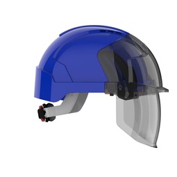 EVO VISTAshieldVented Helmet Wheel Ratchet Blue/Smoke