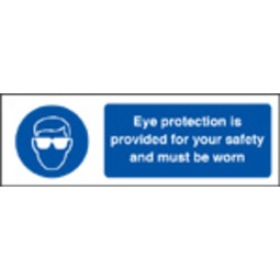 Eye Protection Is Provided For Safety (Self Adhesive Vinyl,200 X 150mm)