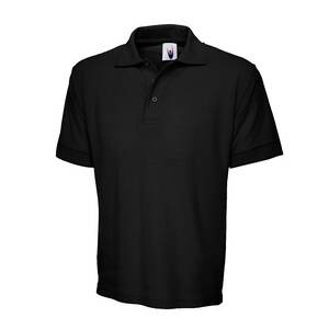 UC104 Polo Shirt Cotton 250GSM Black
