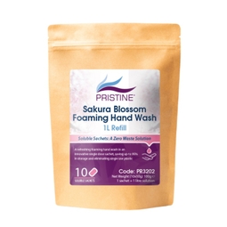 PRISTINE Sakura Blossom Foaming Hand Wash Bulk Fill Sachets (Pack 20)