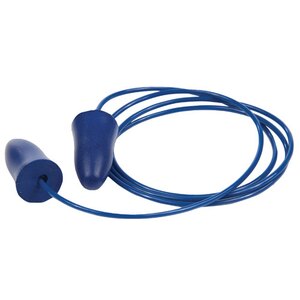 EP20 Foam Blue metal Detectable Earplugs. 200 pairs per dispenser pack.