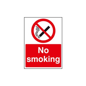 Prohibition and No Smoking Signs PVC