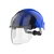 EVO VISTAshieldVented Helmet Wheel Ratchet Blue/Smoke