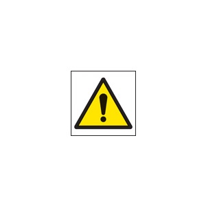 Danger Symbol (Self Adhesive Vinyl,200 X 200mm)