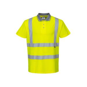 Portwest S477 Hi-Vis Polo Shirt Yellow