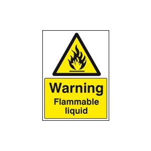 Flammable Liquid (Self Adhesive Vinyl,200 X 150mm)