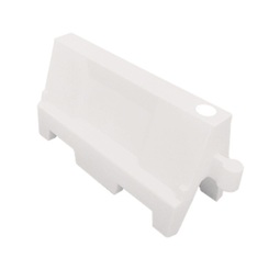 Evo Water Fillable Traffic Barrier White 1000x400x555MM White