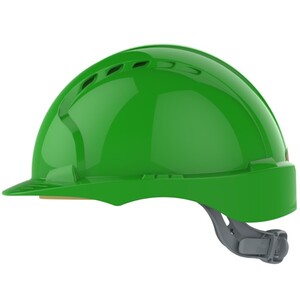 JSP EVO 2 Helmet with Slip Ratchet Vented Green